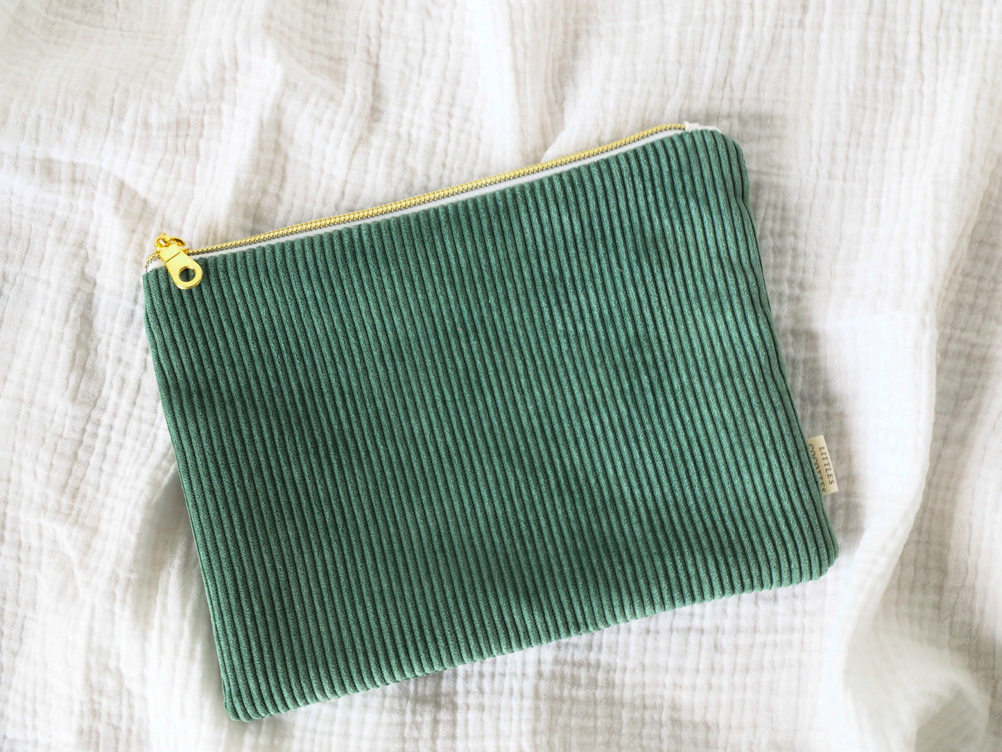 Pochette plate en velours - Plusieurs coloris