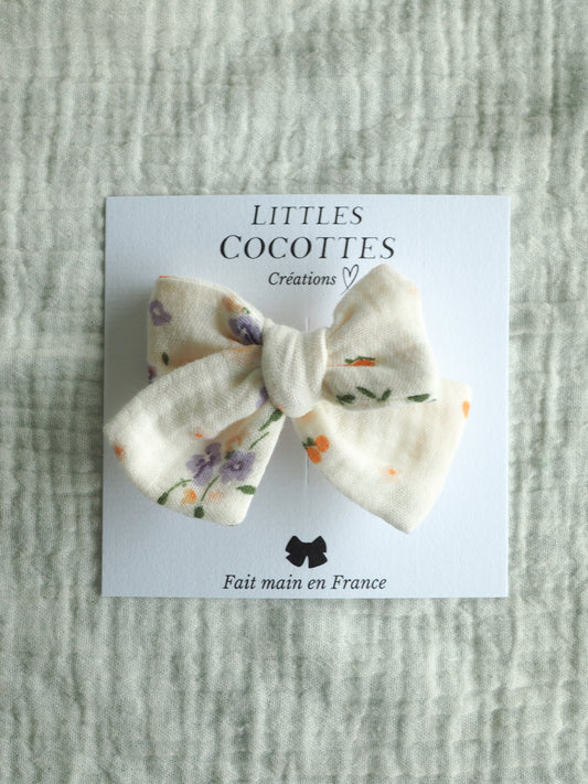 Barrette noeud Aliénor