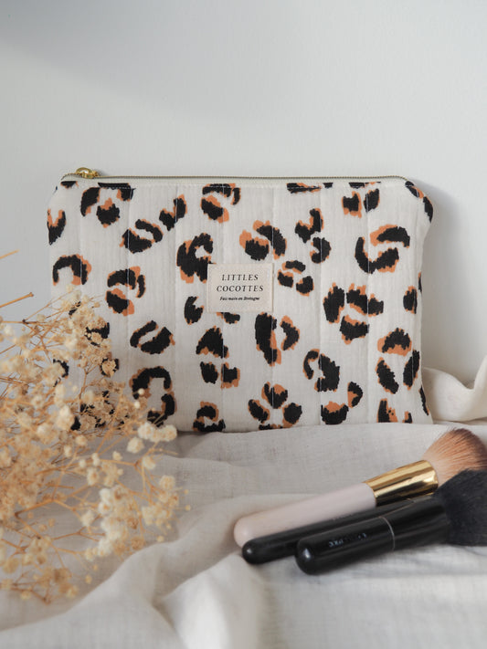 Pochette plate matelassée Diane