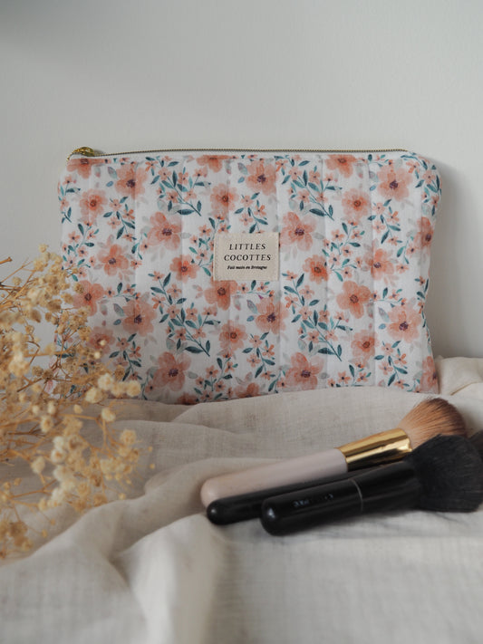 Pochette plate matelassée Suzanna