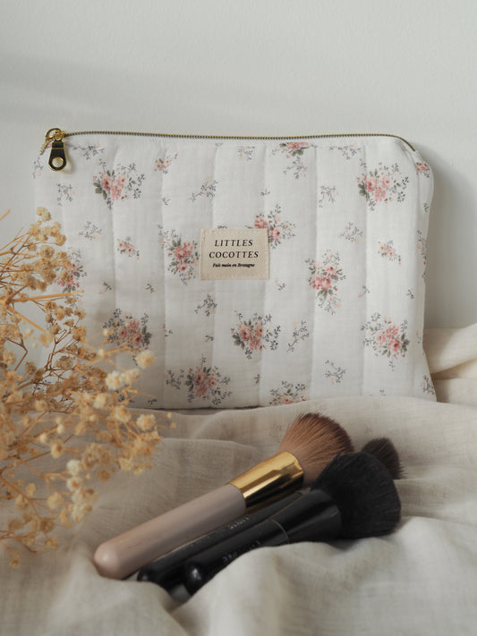 Pochette plate matelassée Lana